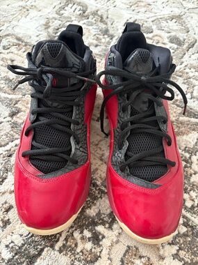 Jordan’s Men's Red and Black Athletic Sneakers